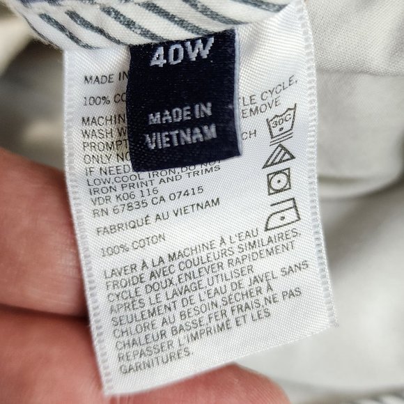 Nautica "The Deck Short - Classic Fit" Flat Front Shorts Size 40W - Picture 14 of 16